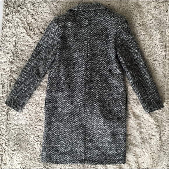 Zac Posen Boyfriend Herringbone Coat•NWT - Picture 5 of 6